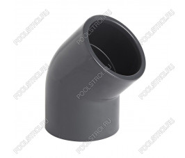 Угол клеевой 45° d63 PN16 AQUAVIVA Угол клеевой 45° d63 PN16 AQUAVIVA
