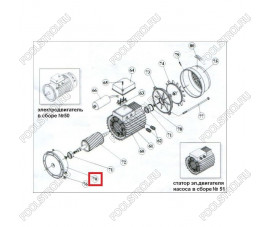 Крышка мотора Kripsol KA/KAP (M1.7006)