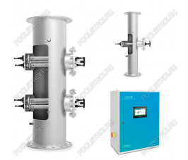 Ультрафиолетовая установка LIfetech TOP 910м3, DN350, 6*3kw, 18000h, Ручная очистка