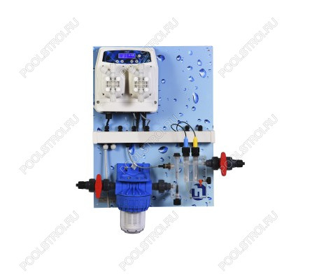 Авт.станция дозир и контр. eTWIN GUARD 3 (PH/CL) PANEL(SCL). 0-2 ppm